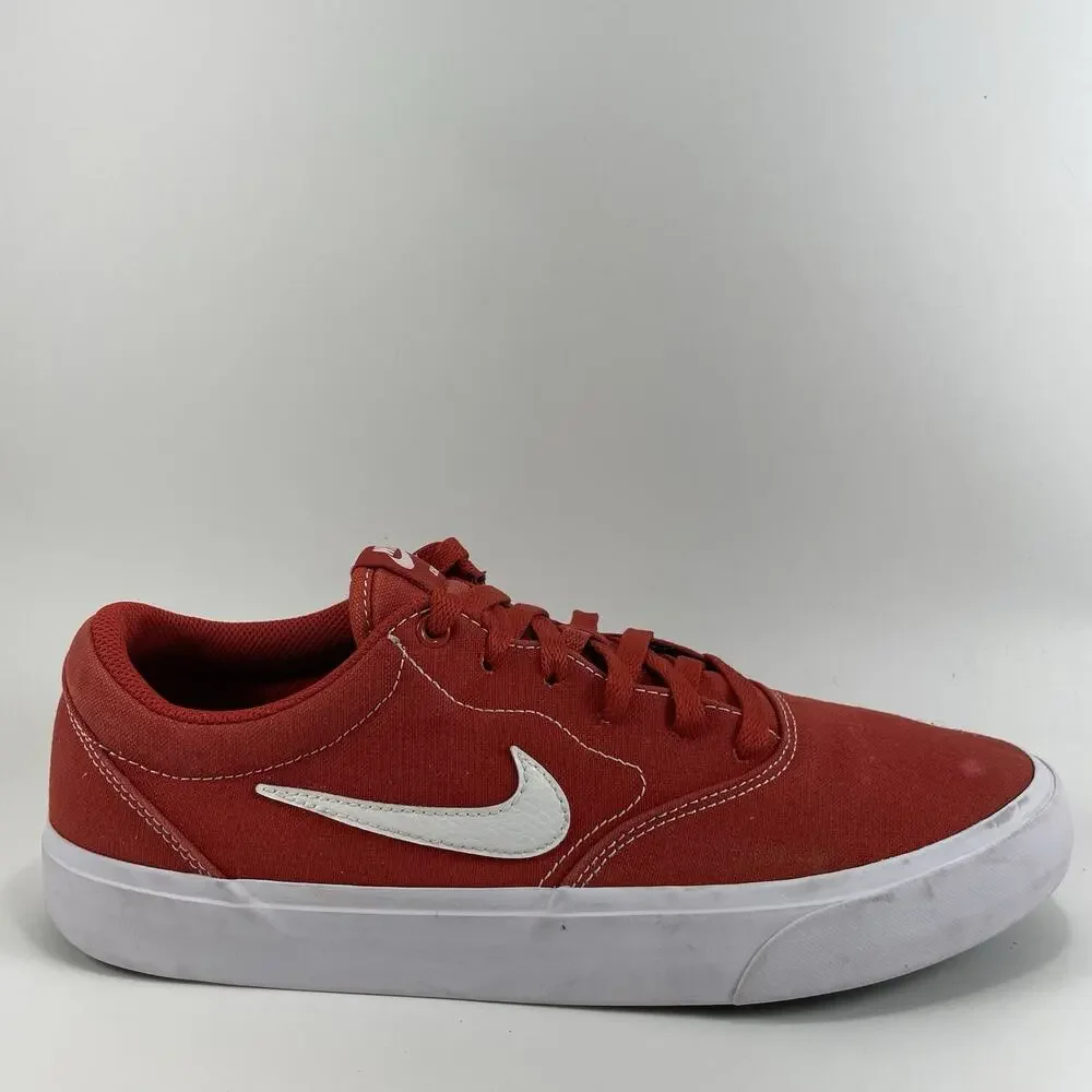 Nike Charge Canvas SB Mens Size 11 Mystic Red Causal Shoes CD6279-601 Lace Up